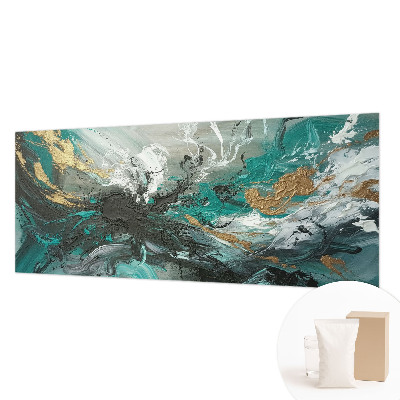 Mural decorativo con diseño de vórtice artístico