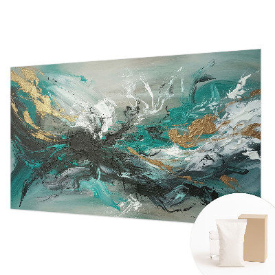 Mural decorativo con diseño de vórtice artístico