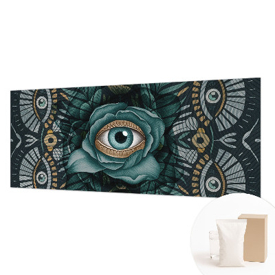 Mural de pared con estampado hermoso con motivo de ojo de flor