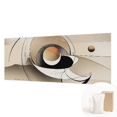 Fotomural decorativo para cabecero de cama con una abstracción armoniosa para decorar el dormitorio