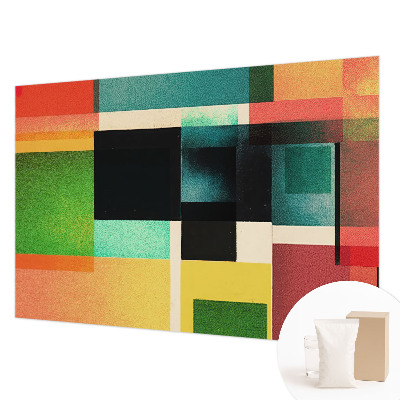 Papel mural con patrón decorativo con diseño de abstracción geométrica