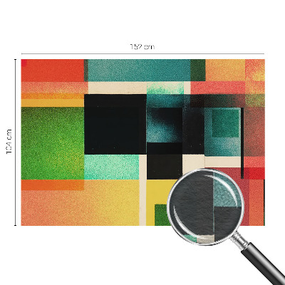 Papel mural con patrón decorativo con diseño de abstracción geométrica