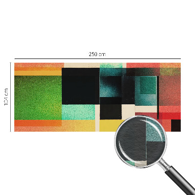 Papel mural con patrón decorativo con diseño de abstracción geométrica