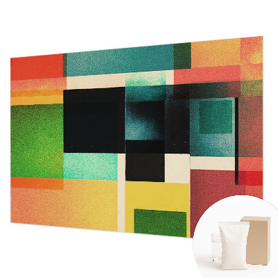 Papel mural con patrón decorativo con diseño de abstracción geométrica