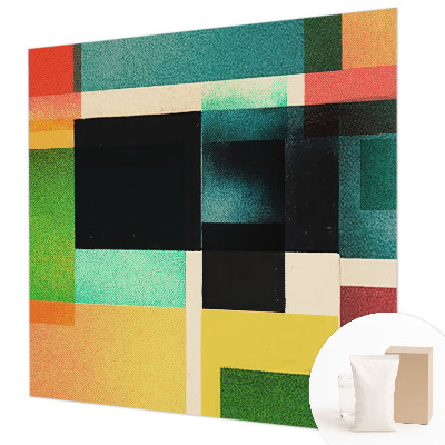 Papel mural con patrón decorativo con diseño de abstracción geométrica