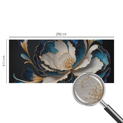 Mural decorativo con estampado floral