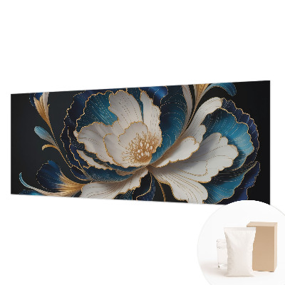 Mural decorativo con estampado floral