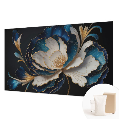 Mural decorativo con estampado floral
