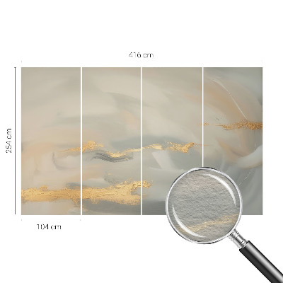 Fotomural decorativo para cabecero de cama con suaves vetas