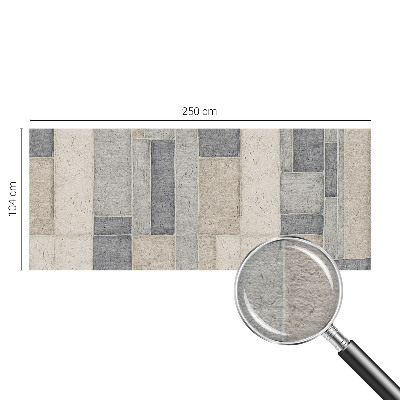 Papel mural con patrón decorativo con motivo de mosaico geométrico