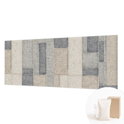 Papel mural con patrón decorativo con motivo de mosaico geométrico