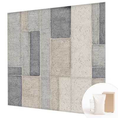 Papel mural con patrón decorativo con motivo de mosaico geométrico