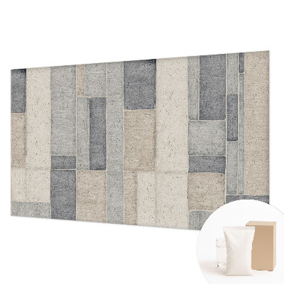 Papel mural con patrón decorativo con motivo de mosaico geométrico