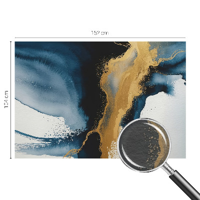 Fotomural decorativo para cabecero de cama con una abstracción colorida
