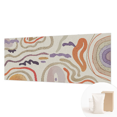 Papel mural texturado decorativo con patrones abstractos