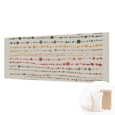 Papel mural con patrón decorativo con motivos de puntos de colores