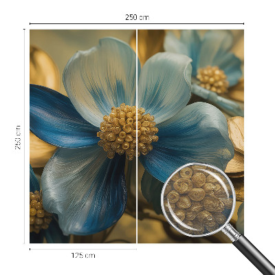 Papel mural con patrón decorativo con motivo de arreglo floral