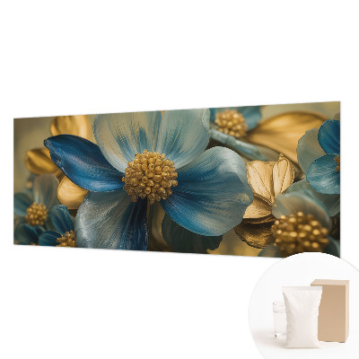 Papel mural con patrón decorativo con motivo de arreglo floral