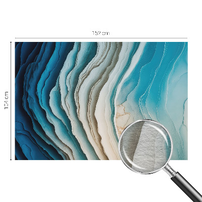 Papel mural texturado decorativo con diseño 'Ondas de armonía' para interiores