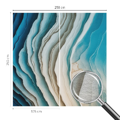 Papel mural texturado decorativo con diseño 'Ondas de armonía' para interiores