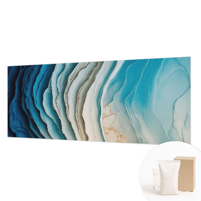 Papel mural texturado decorativo con diseño 'Ondas de armonía' para interiores