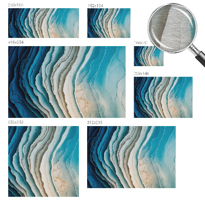 Papel mural texturado decorativo con diseño 'Ondas de armonía' para interiores