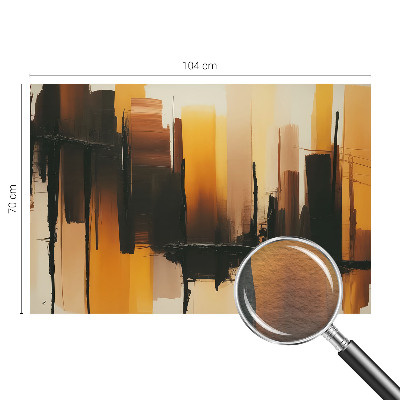 Mural decorativo con diseño de rayas verticales