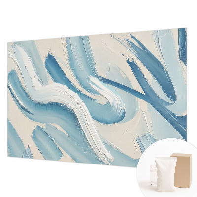 Papel mural con patrón decorativo con motivos de trazos abstractos