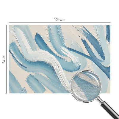 Papel mural con patrón decorativo con motivos de trazos abstractos