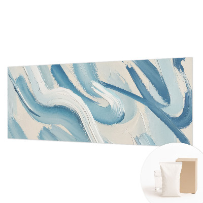 Papel mural con patrón decorativo con motivos de trazos abstractos