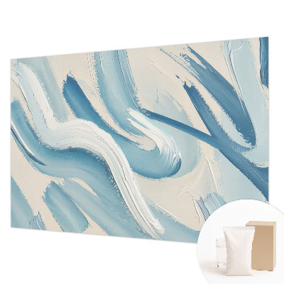 Papel mural con patrón decorativo con motivos de trazos abstractos
