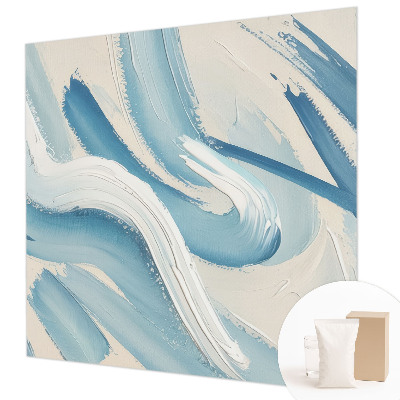 Papel mural con patrón decorativo con motivos de trazos abstractos