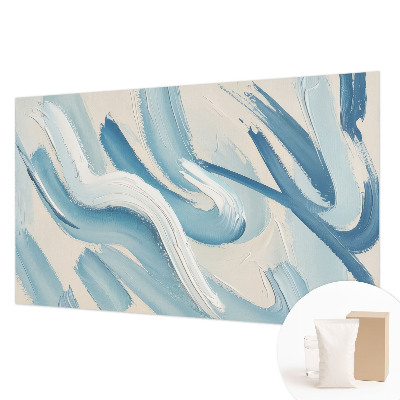 Papel mural con patrón decorativo con motivos de trazos abstractos