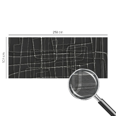 Fotomural decorativo para cabecero de cama con diseño de líneas abstractas