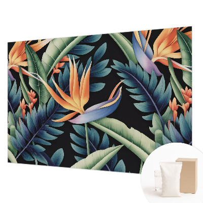 Mural de pared con estampado hermoso con el tema del paraíso