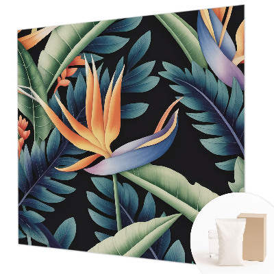 Mural de pared con estampado hermoso con el tema del paraíso
