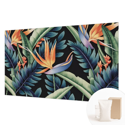 Mural de pared con estampado hermoso con el tema del paraíso
