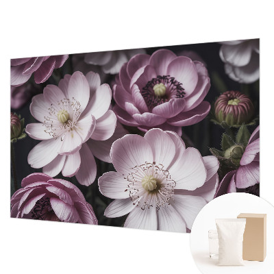 Papel mural con patrón decorativo con diseño de elegancia floral para interiores