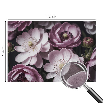 Papel mural con patrón decorativo con diseño de elegancia floral para interiores