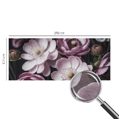 Papel mural con patrón decorativo con diseño de elegancia floral para interiores