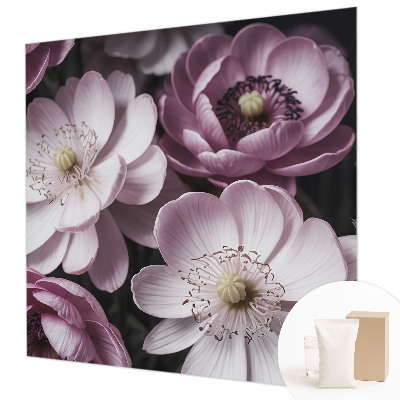 Papel mural con patrón decorativo con diseño de elegancia floral para interiores