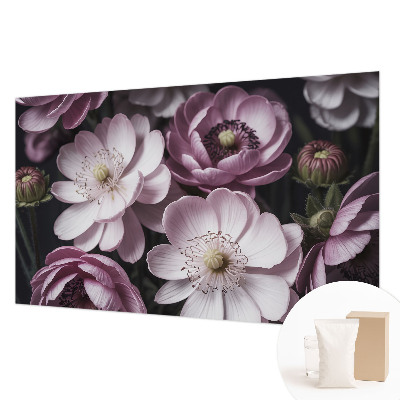 Papel mural con patrón decorativo con diseño de elegancia floral para interiores