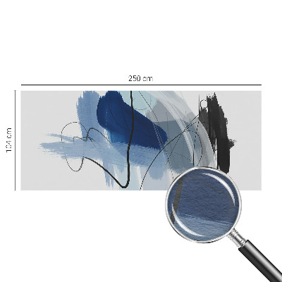 Mural de pared con estampado hermoso con abstracciones coloridas