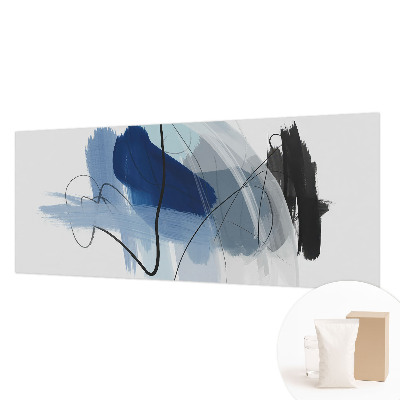 Mural de pared con estampado hermoso con abstracciones coloridas