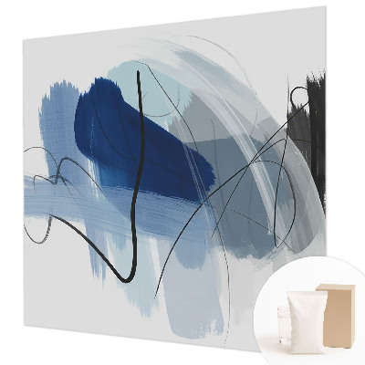 Mural de pared con estampado hermoso con abstracciones coloridas