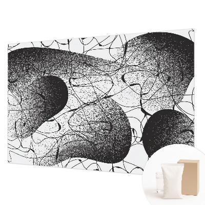 Papel mural con patrón decorativo con un diseño abstracto