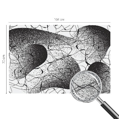 Papel mural con patrón decorativo con un diseño abstracto