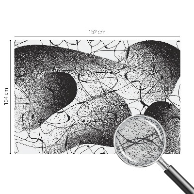 Papel mural con patrón decorativo con un diseño abstracto