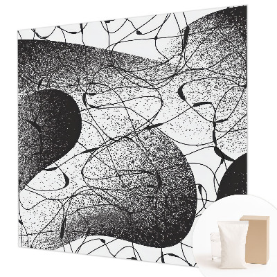 Papel mural con patrón decorativo con un diseño abstracto