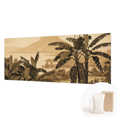 Mural decorativo con motivo panorama tropical